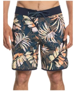 Top 10 ❤️ Quiksilver Surfsilk Scallop 18" Boardshort In Peach Whip 🎁