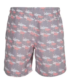 Best Sale 😍 Urban Classics Flamingo Pattern Swim Shorts In Purple 😀 -Maddox Shop unnamed file 1033