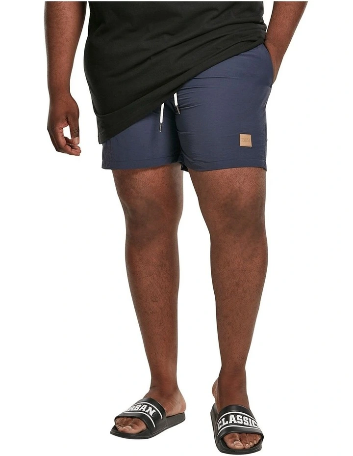 Flash Sale π Urban Classics Block Swim Shorts In Navy π 5 Flash Sale π Urban Classics Block Swim Shorts In Navy π - Image 3