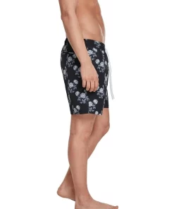 Buy 🔔 Urban Classics Rose Pattern Swim Shorts In Black 🔥 -Maddox Shop unnamed file 1171