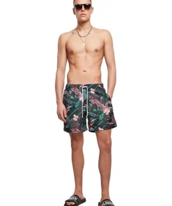Cheap 👍 Urban Classics Floral Pattern Swim Shorts In Multi 🧨