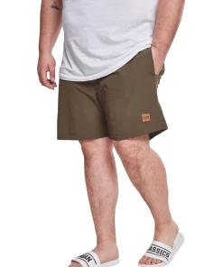 Outlet β Urban Classics Block Swim Shorts In Olive π