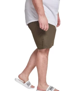 Outlet ⭐ Urban Classics Block Swim Shorts In Olive 🔔 -Maddox Shop unnamed file 1234