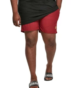 Promo 🤩 Urban Classics Block Swim Shorts In Burgundy 🥰 -Maddox Shop unnamed file 1240