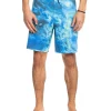 Best deal 😀 Quiksilver Ocean Scallop 18" Boardshorts In Ocean 🔥