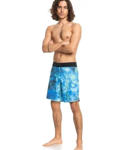 Best deal 😀 Quiksilver Ocean Scallop 18" Boardshorts In Ocean 🔥 -Maddox Shop unnamed file 1249