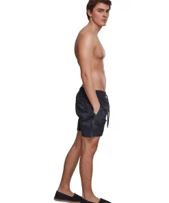 Budget 🧨 Urban Classics Block Swim Shorts In Black 😀 -Maddox Shop unnamed file 1268