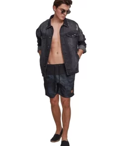 Budget 🧨 Urban Classics Block Swim Shorts In Black 😀 -Maddox Shop unnamed file 1269