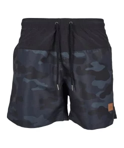 Budget 🧨 Urban Classics Block Swim Shorts In Black 😀 -Maddox Shop unnamed file 1270