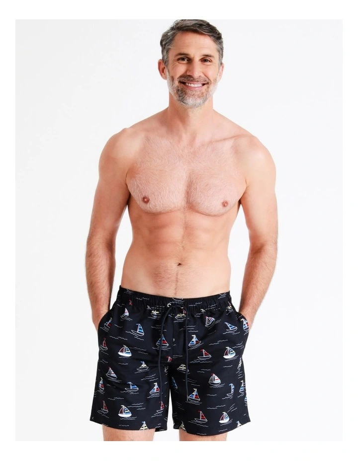 Flash Sale π Reserve Swim Sailboats Shorts In Navy π 4 Flash Sale π Reserve Swim Sailboats Shorts In Navy π - Image 2