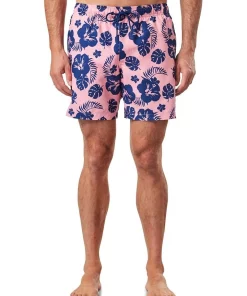Cheap 🎉 Gazman Tropical Swim Short In Pink 💯