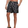 Top 10 🛒 Urban Classics Surf Pattern Swim Shorts In Black 😀 -Maddox Shop unnamed file 1312