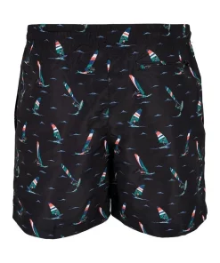 Top 10 🛒 Urban Classics Surf Pattern Swim Shorts In Black 😀 -Maddox Shop unnamed file 1317