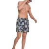 Deals ⌛ Urban Classics Hibiscus Pattern Swim Shorts In Navy 🛒 -Maddox Shop unnamed file 1323