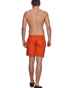 Hot Sale ✨ Urban Classics Block Swim Shorts In Rust Orange 🛒 -Maddox Shop unnamed file 1334