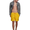 Best Sale 🌟 Urban Classics Block Swim Shorts In Chrome Yellow 😀 -Maddox Shop unnamed file 1335