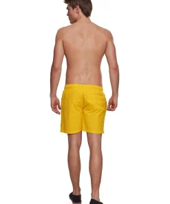 Best Sale 🌟 Urban Classics Block Swim Shorts In Chrome Yellow 😀 -Maddox Shop unnamed file 1338