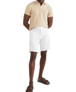 Cheap 🔥 Tommy Hilfiger 1985 Harlem Cargo Shorts In Ivory 🎁 -Maddox Shop unnamed file 139