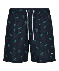 Buy 🎉 Urban Classics Island Pattern Swim Shorts In Navy ⌛ -Maddox Shop unnamed file 1426