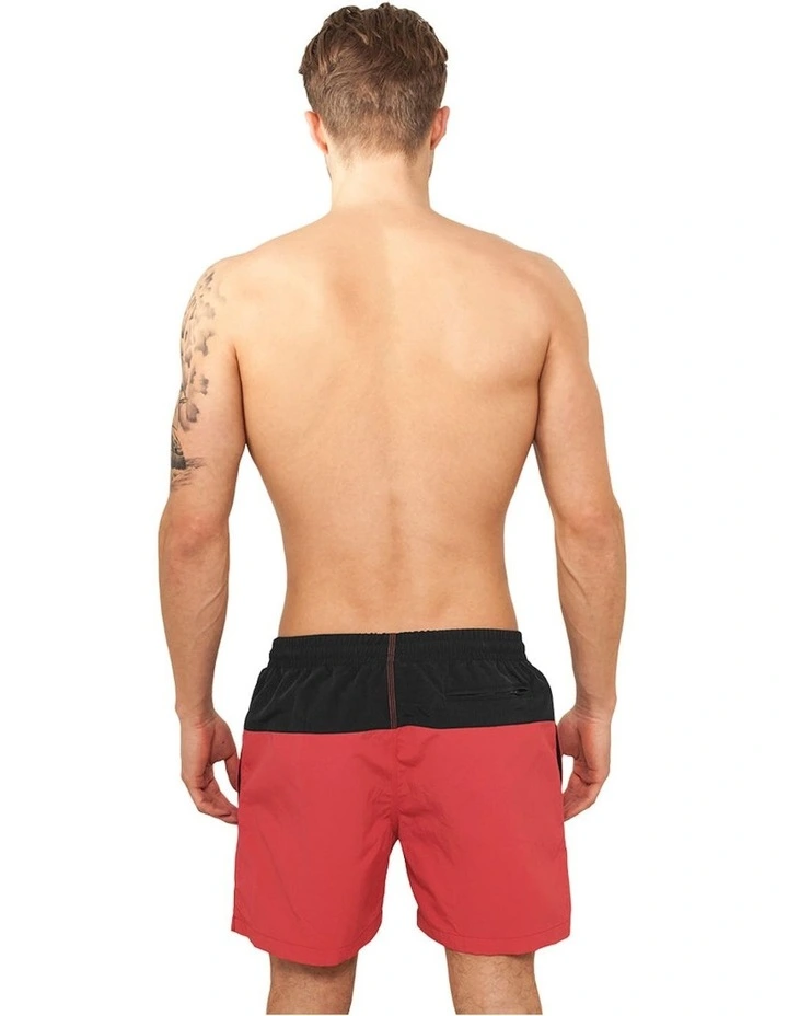 Wholesale β€οΈ Urban Classics Block Swim Shorts In Black/Red π 5 Wholesale β€οΈ Urban Classics Block Swim Shorts In Black/Red π - Image 3