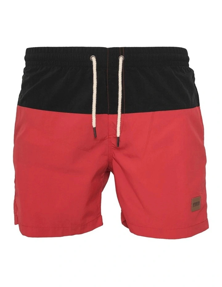 Wholesale β€οΈ Urban Classics Block Swim Shorts In Black/Red π 6 Wholesale β€οΈ Urban Classics Block Swim Shorts In Black/Red π - Image 4