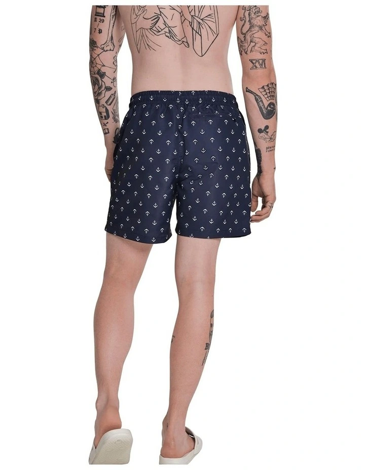 Cheapest β€οΈ Urban Classics Anchor Pattern Swim Shorts In Navy π 5 Cheapest β€οΈ Urban Classics Anchor Pattern Swim Shorts In Navy π - Image 3