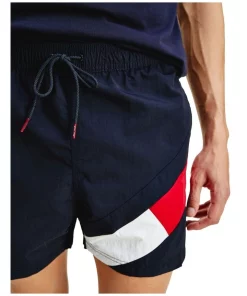 Outlet 🛒 Tommy Hilfiger Solid Flag Swimshort In Desert Sky ✨ -Maddox Shop unnamed file 1507