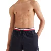 New ❤️ Tommy Hilfiger Classic Waistband Swimshort In Navy ⌛ -Maddox Shop unnamed file 1523