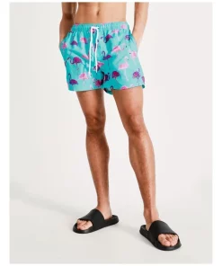 Best Sale 🔥 Kenji Swim Flamingos Swim Short In Blue 😉 -Maddox Shop unnamed file 1541