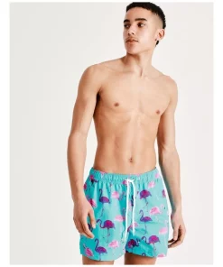 Best Sale 🔥 Kenji Swim Flamingos Swim Short In Blue 😉 -Maddox Shop unnamed file 1542
