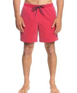 Best Sale ✨ Quiksilver Surfwash Volley Swimshort 17' In Red 🥰