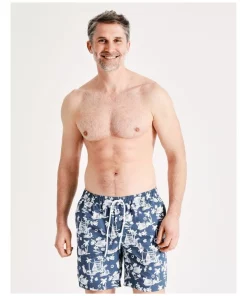 Coupon π Reserve Swim Tonal Tropical Isle Swim Short In Navy π