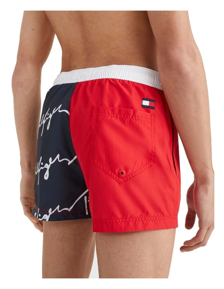 Cheapest ❤️ Tommy Hilfiger True Tommy Slim Fit Short Swimshort In Red/Navy ✨ 5 Cheapest ❤️ Tommy Hilfiger True Tommy Slim Fit Short Swimshort In Red/Navy ✨ - Image 3