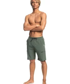 Best Pirce ❤️ Quiksilver Elastic Cargo 19 Recycled Amphibian Boardshorts Green 👏 -Maddox Shop unnamed file 1587