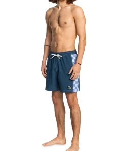 Coupon ❤️ Quiksilver DNA Checkerboard Arch Volley Swimshort 17' In Blue ✔️ -Maddox Shop unnamed file 1596