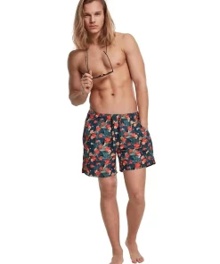 Best reviews of 😍 Urban Classics Tropical Pattern Swim Shorts In Multi 🥰