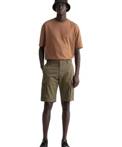 Outlet π Gant Relaxed Twill Cargo Short In Racing Green π€©