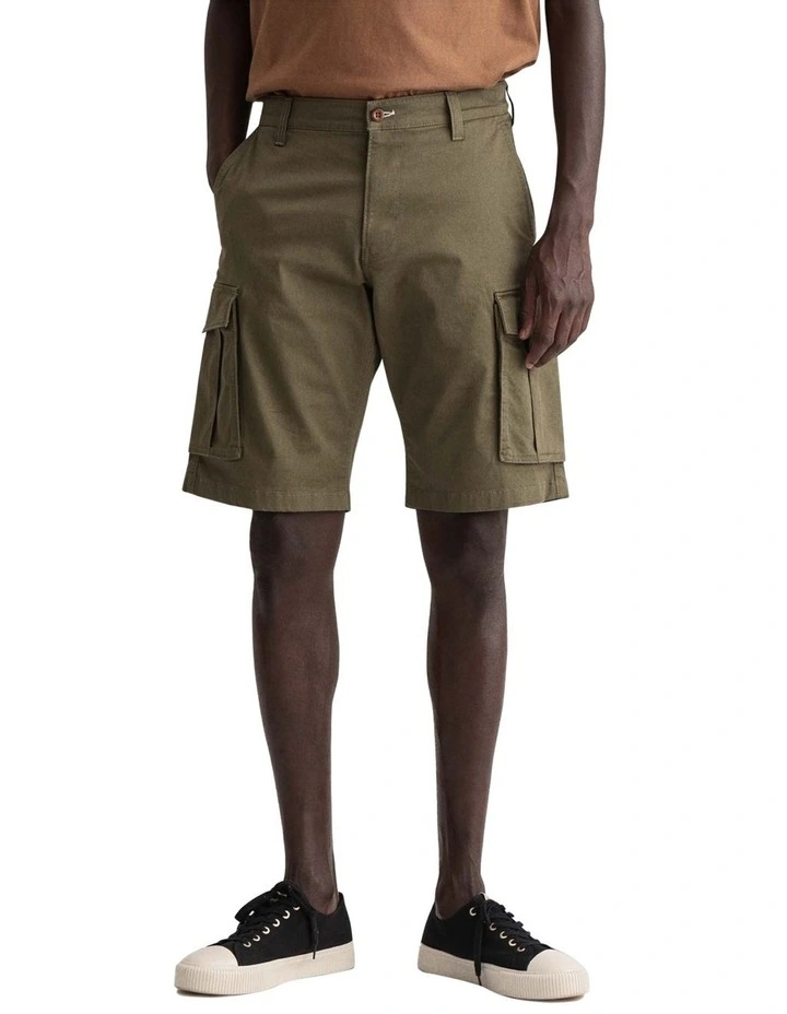 Outlet π Gant Relaxed Twill Cargo Short In Racing Green π€© 4 Outlet π Gant Relaxed Twill Cargo Short In Racing Green π€© - Image 2