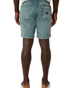 Deals 🤩 Industrie The Acid Wash Bahama Swim Short In Teal 🔔 -Maddox Shop unnamed file 1678