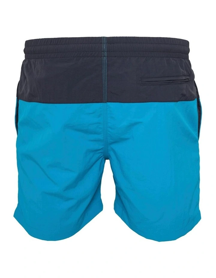 Best Sale β Urban Classics Block Swim Shorts In Navy/Turquoise 𧨠8 Best Sale β Urban Classics Block Swim Shorts In Navy/Turquoise 𧨠- Image 6