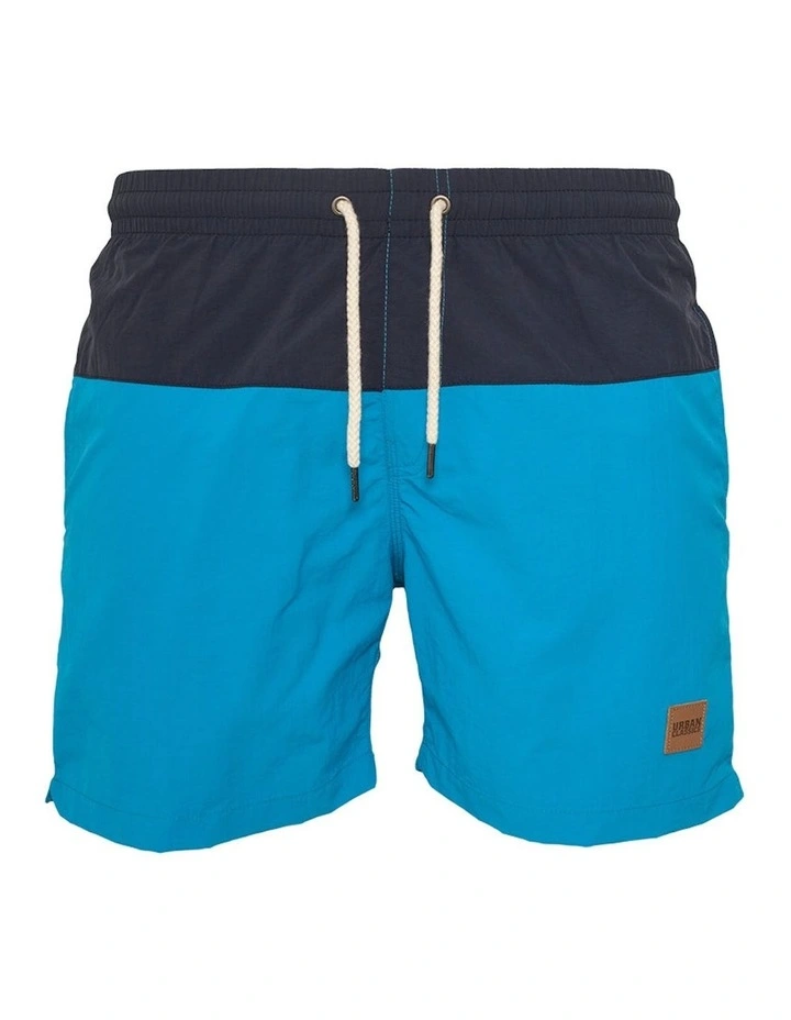 Best Sale β Urban Classics Block Swim Shorts In Navy/Turquoise 𧨠9 Best Sale β Urban Classics Block Swim Shorts In Navy/Turquoise 𧨠- Image 7