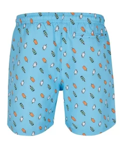 New 🔥 Urban Classics Popsicles Pattern Swim Shorts In Light Blue ⌛ -Maddox Shop unnamed file 1750