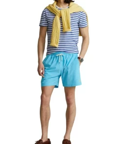 Best reviews of 🔔 Polo Ralph Lauren 5.75-Inch Traveler Classic Swim Trunk In Bright Blue ✨ -Maddox Shop unnamed file 1791