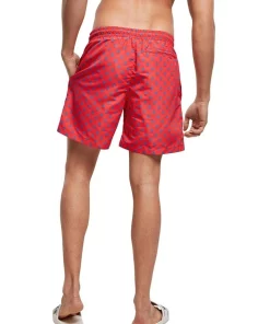 Buy 🧨 Urban Classics Yacht Pattern Swim Shorts In Red 🔥 -Maddox Shop unnamed file 1799