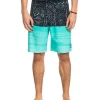 Discount 😉 Quiksilver Surfsilk Five-0 19" Boardshorts In Green ❤️