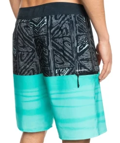 Discount 😉 Quiksilver Surfsilk Five-0 19" Boardshorts In Green ❤️ -Maddox Shop unnamed file 1874