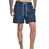 Discount 😀 Urban Classics Pattern Swim Shorts In Blue 🎉 -Maddox Shop unnamed file 1977