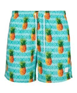 Cheapest 🥰 Urban Classics Pineapple Swim Shorts In Green 💯 -Maddox Shop unnamed file 1996