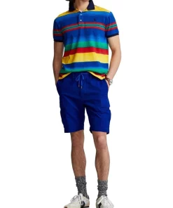 Hot Sale 🛒 Polo Ralph Lauren 8.5-Inch Stretch Slim Fit Cargo Short In Blue 😉 -Maddox Shop unnamed file 214