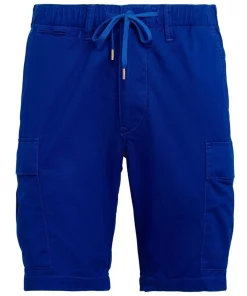 Hot Sale 🛒 Polo Ralph Lauren 8.5-Inch Stretch Slim Fit Cargo Short In Blue 😉 -Maddox Shop unnamed file 215